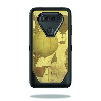 MightySkins Skin Compatible with OtterBox Defender LG V20 Case wrap Cover Sticker Skins Steam Punk Paper