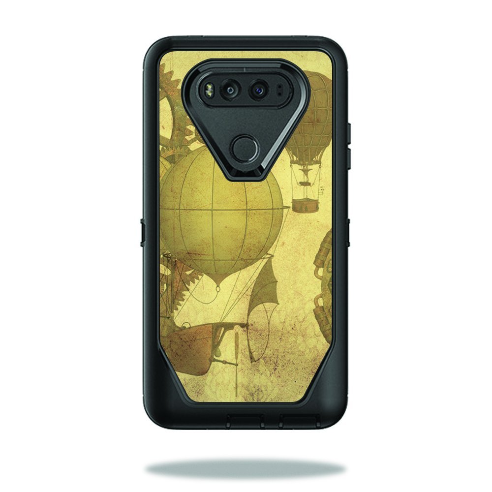 MightySkins Skin Compatible with OtterBox Defender LG V20 Case wrap Cover Sticker Skins Steam Punk Paper