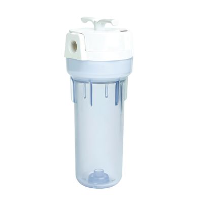 EcoPure EPW2VC Whole Home Water Filtration System Valve-in-Head Design with Built-In Bypass Valve & Clear Sump Reduces Sediment, Rust, Dirt & Chlorine Taste Fits Standard Capacity Filters