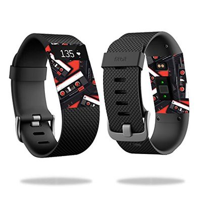 MightySkins Skin Compatible with Fitbit Charge HR Cover Skins Sticker Watch Mixtape