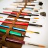 Brush Holder, Personalized Leather Pencil Case Roll, Pen Case, Tool Roll, Art Wrap view 3