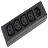 SCHURTER - IEC C13 4 Gang Distribution Unit, 10A, 250V view 1