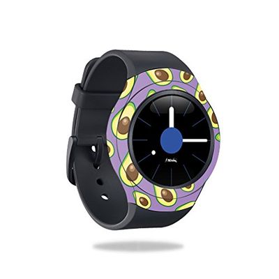 MightySkins Skin Compatible with Samsung Gear S2 3G Cover Skins Sticker Watch Purple Avocados