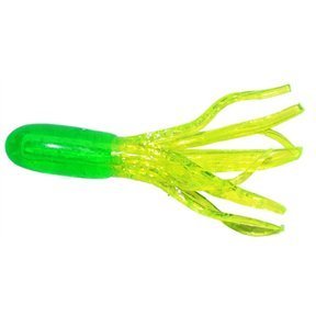 Arkie Lures PRT-21-10 2.5" XL Pro-Model Tubes - 10 Pack - 21-Green/Chart