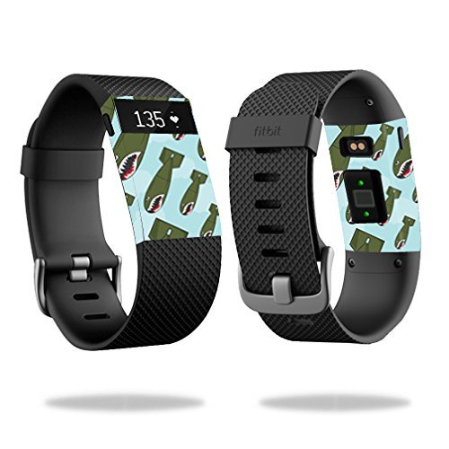 MightySkins Skin Compatible with Fitbit Charge HR Cover Skins Sticker Watch Bombs Away