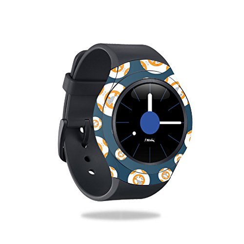 MightySkins Skin Compatible with Samsung Gear S2 3G - Mini Galaxy Bots | Protective, Durable, and Unique Vinyl Decal wrap Cover | Easy to Apply, Remove, and Change Styles | Made in The USA