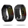 MightySkins Skin Compatible with Fitbit Charge HR Cover Skins Sticker Watch Primary Honeycomb view 1