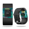 MightySkins Skin Compatible with Fitbit Surge Cover Skins Sticker Watch Watercolor Blue view 1