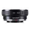 K&F CONCEPT Mount Adapter for Olympus Om Lens to Micro 4/3 Camera Adapter for Micro 4/3 Camera Adapter Ring Black Metal view 2