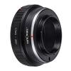 K&F CONCEPT Mount Adapter for Olympus Om Lens to Micro 4/3 Camera Adapter for Micro 4/3 Camera Adapter Ring Black Metal view 3