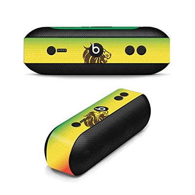 MightySkins Skin Compatible with Beats by Dr. Dre Pill Plus - Rasta Lion | Protective, Durable, and Unique Vinyl Decal wrap Cover | Easy to Apply, Remove, and Change Styles | Made in The USA