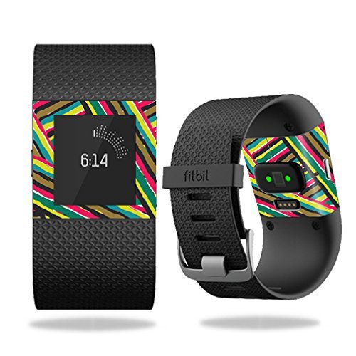 MightySkins Skin Compatible with Fitbit Surge Cover Skins Sticker Watch Split Color