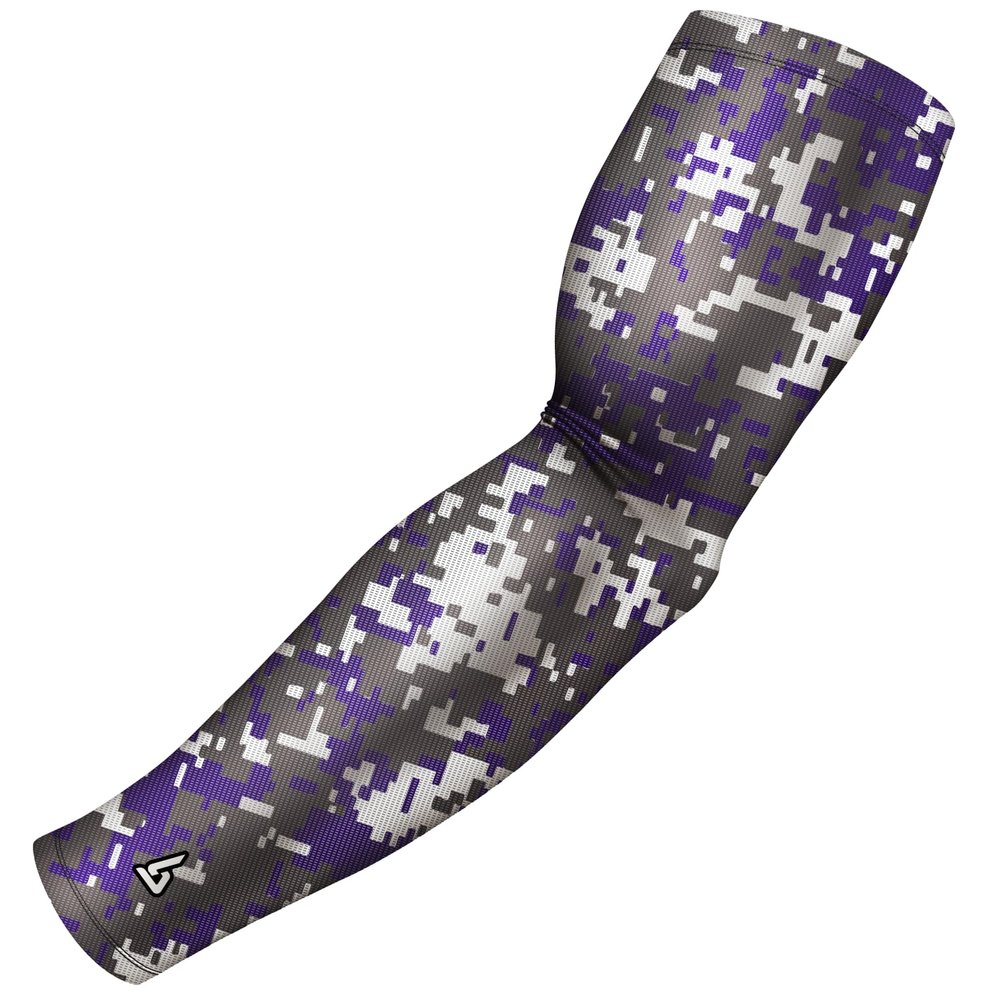 B-Driven Sports Premium Pro-Fit Compression Arm Sleeve for Men & Women - For Sports Protection - Single, Digital Designs