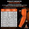 B-Driven Sports Pro Fit Compression Arm Sleeve for Sports Performance, Basketball, Baseball, Football, Volleyball, Workout - Protection Arm Sleeve for Men, Women & Youth - Single Digital Designs view 3