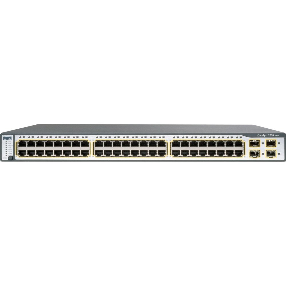 Cisco WS-C3750-48TS-S Catalyst 3750 48-Port Ethernet Managed Switch (Renewed)
