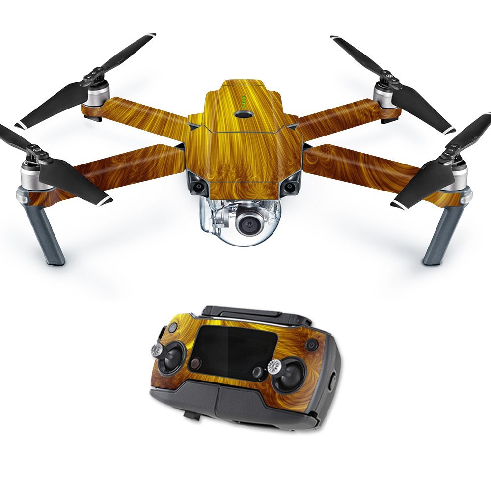 MightySkins Skin Compatible with DJI Mavic Golden Locks | Protective, Durable, and Unique Vinyl Decal wrap Cover | Easy to Apply, Remove, and Change Styles | Made in The USA