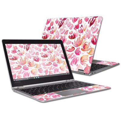 MightySkins Skin Compatible With Lenovo Yoga 710 11.6" wrap cover sticker skins Pink Petals