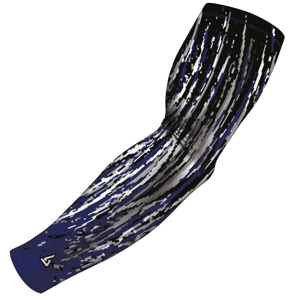 B-Driven Sports Premium Pro-Fit Compression Arm Sleeve for Men & Women - For Sports Protection - Single, Digital Designs