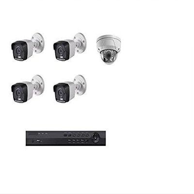 5 HD-TVI /IP Camera System (Bullet design). 3MP (2052 X 1536 )/2MP Res, EXIR-IR