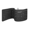 Sungwoo Foldable Silicone USB Wired Standard Waterproof Rollup Keyboard for PC Notebook Laptop, Full Size (Black) view 2