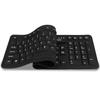 Sungwoo Foldable Silicone USB Wired Standard Waterproof Rollup Keyboard for PC Notebook Laptop, Full Size (Black) view 3