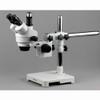 AmScope 7X-90X Trinocular Stereo Zoom Microscope with Fiber Optic Ring Illuminator and 10MP Camera view 3