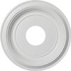 13"OD x 3 1/2"ID x 1 1/4"P Traditional Thermoformed PVC Ceiling Medallion (Fits Canopies up to 7 1/2") view 1
