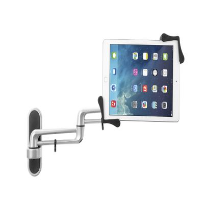 Tablet Wall Mount,17-7/8" L,Silver