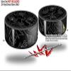 Skin Wrap Decal Set 2 Pack for Amazon Echo Dot 2 - Fall White (2nd Generation ONLY - Echo NOT Included) view 2