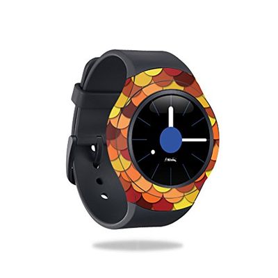 MightySkins Skin Compatible with Samsung Gear S2 3G Cover Skins Sticker Watch Red Scales