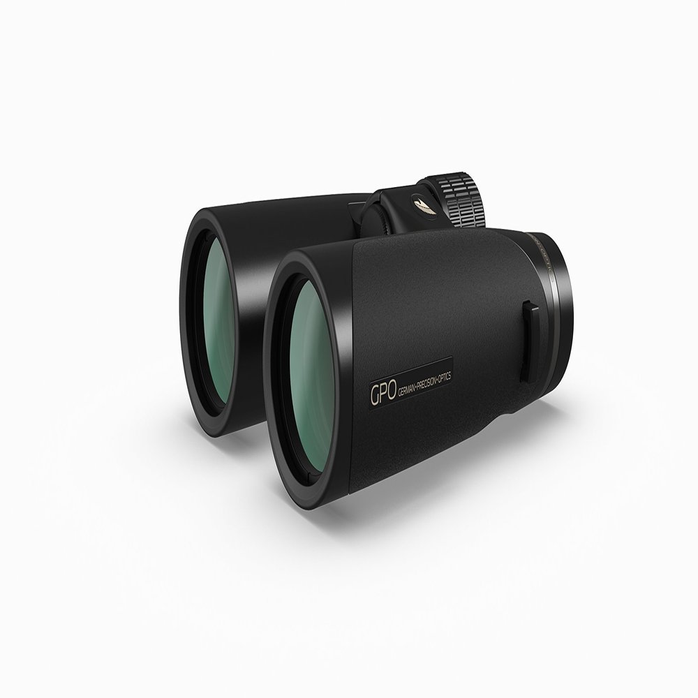 GPO German Precision Optics Passion HD 8x42mm Schmidt-Pechan Prism Binocular, Lightweight Binocular for Hunting or Wildlife Observation, Double HD Glass, Charcoal Black Magnesium Body (B600)