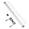 EShine Extra Long 20 inch LED Dimmable Under Cabinet Lighting Strip with Hand Wave Motion Sensor, Black, with Accessories (No Power Supply Included), Cool White (6000K) view 1