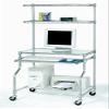 Omega 24" Deep x 30" Wide x 80" High Mobile LAN Workstation with 1 Solid Shelf view 1