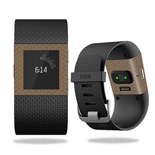 MightySkins Skin Compatible with Fitbit Surge Cover Skins Sticker Watch Orange Blue Basket