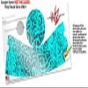 Folder Doodles Neon Teal - Decal Style Skin Wrap fits Google Home Original (Google Home NOT Included) view 3