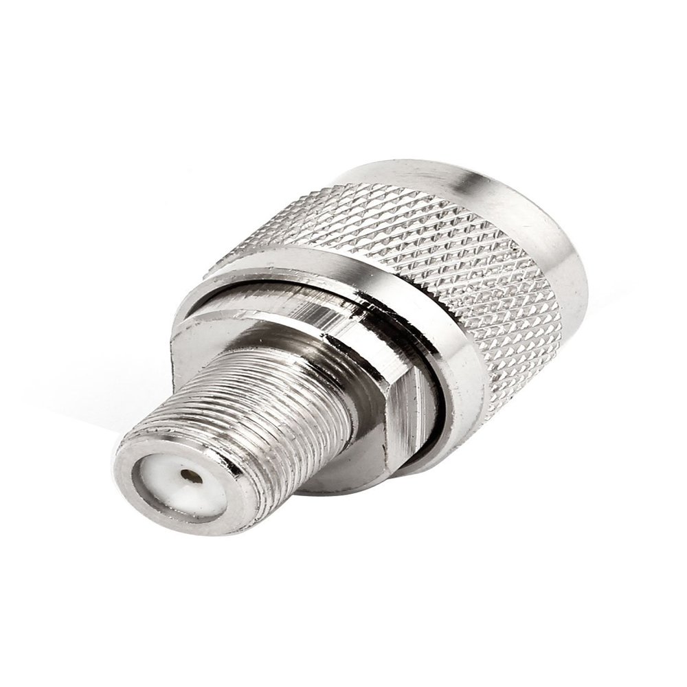 1Pc F-Type Female to N-Type Male Antenna RF Adapter Connector Ships from USA