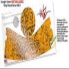 Folder Doodles Orange - Decal Style Skin Wrap fits Google Home Original (Google Home NOT Included) view 3