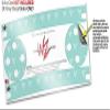 Skin Wrap Decal Set 2 Pack for Amazon Echo Dot 2 - Hearts Tropical (2nd Generation ONLY - Echo NOT Included) view 3