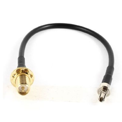 1Pc CRC9 Male to RP SMA Female RF Antenna Cable Adapter Connector 17cm Ships from USA