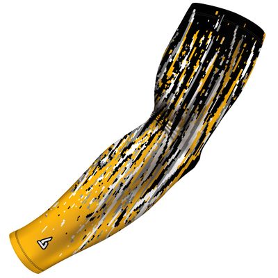 B-Driven Sports Premium Pro-Fit Compression Arm Sleeve for Men & Women - For Sports Protection - Single, Digital Designs