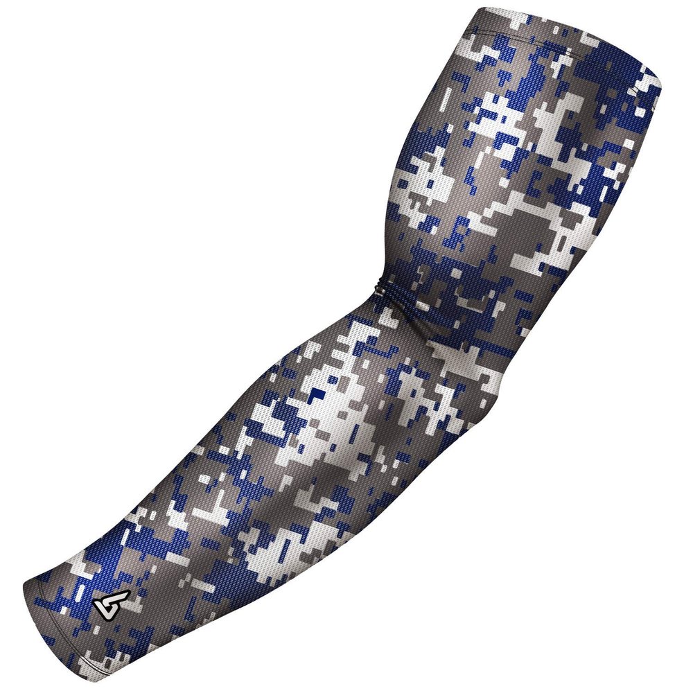 B-Driven Sports Premium Pro-Fit Compression Arm Sleeve for Men & Women - For Sports Protection - Single, Digital Designs