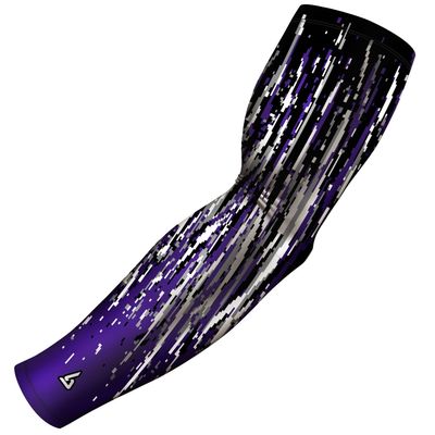 B-Driven Sports Premium Pro-Fit Compression Arm Sleeve for Men & Women - For Sports Protection - Single, Digital Designs