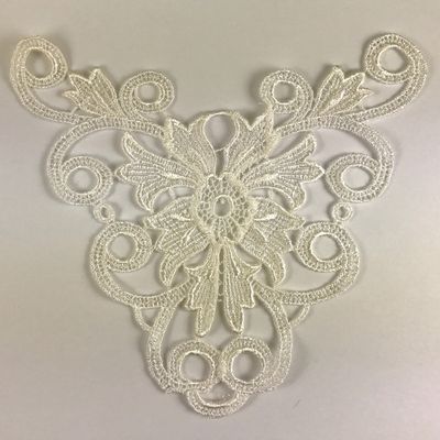 Trimplace White Venice Front Yoke 6" High x 6" Wide- 3 Pieces