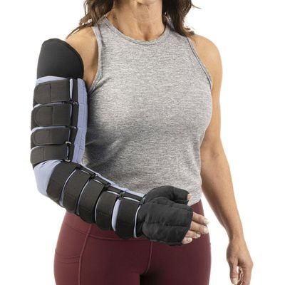 30-40 mmHg Medafit Firm Arm Sleeve W/Straps and Medahand; Sm Reg; Right; Black SIGVARIS