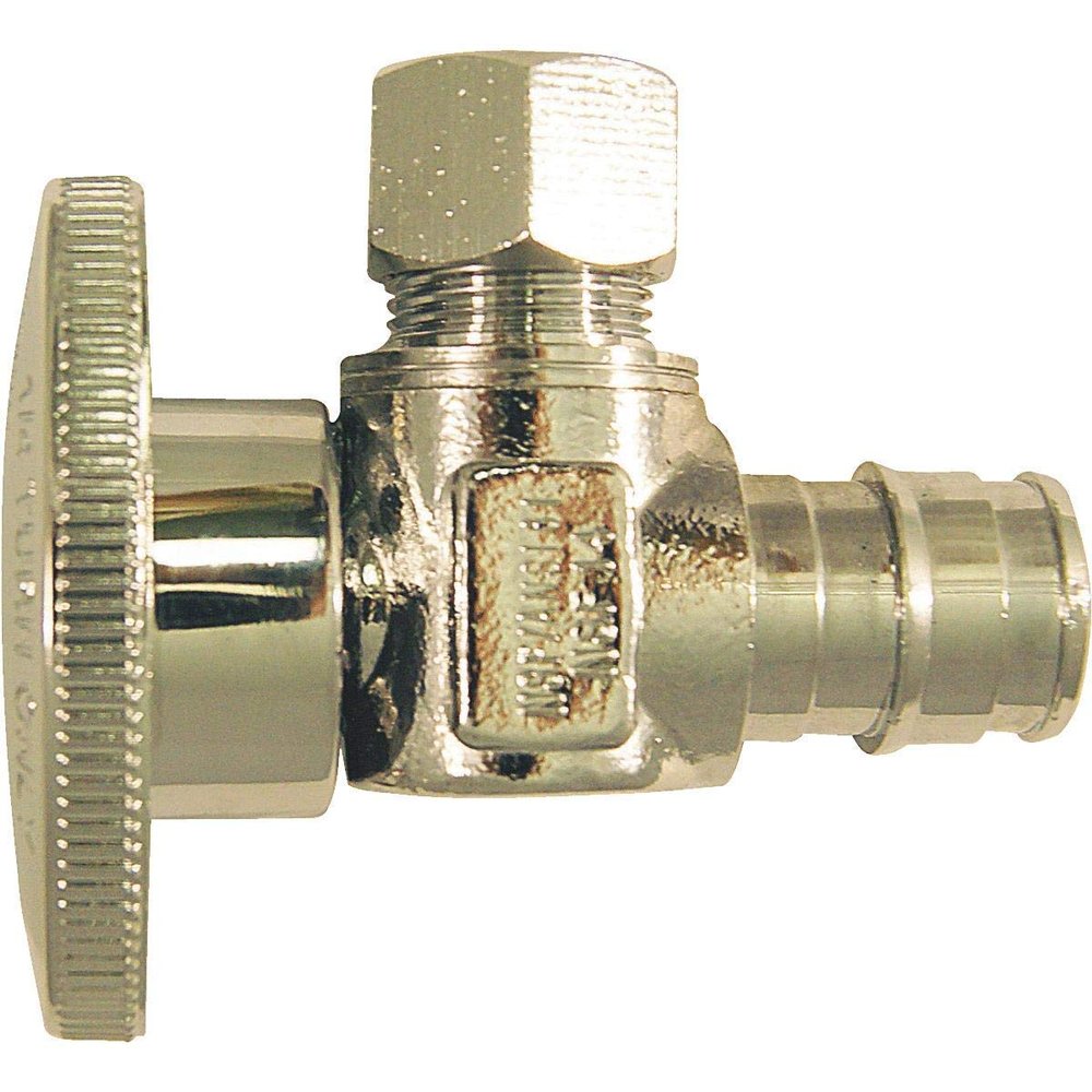 CONBRACO EPXVA1238C 1/2" pex X 3/8" comp Expansion Pex Angle Valve