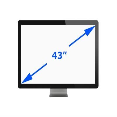 EZ Multitouch 43" IR Touch Overlay w/ 16 Touch Points - IR Touch Overlay/Frame/Panel/Kit