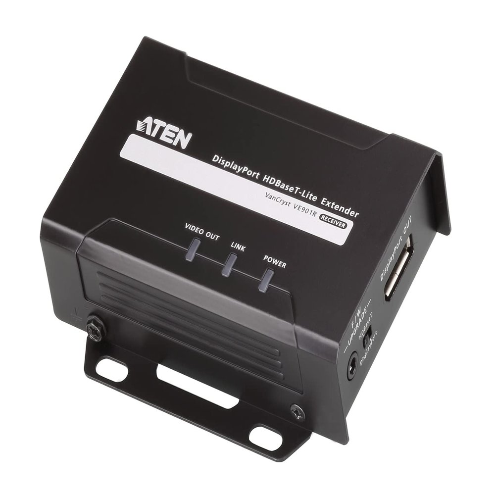 Aten VE901R-AT-G DisplayPort HD Base T-Lite Receiver Black