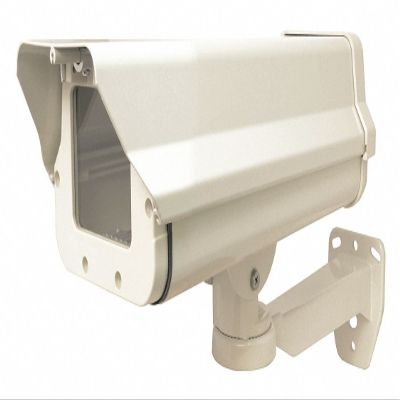 CCTV Housing, Metal, Ivory, 4-1/2 in. H