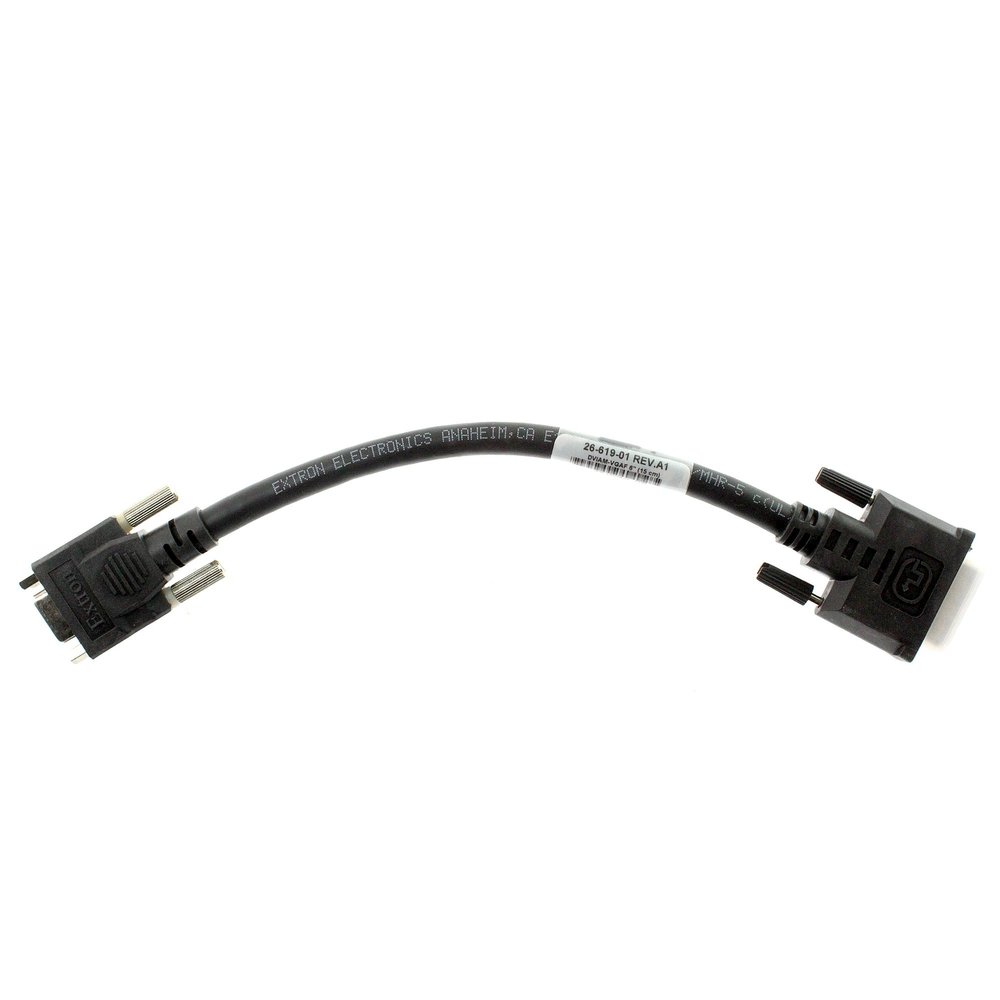 Extron Electronics 26-619-01 6" DVI-A Male to VGA Female Pigtail Adapter, 6-Inch