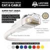 InstallerParts CAT6 Cable UTP Booted [White] - [0.5 FT] - [10 Pack] - Professional Series - 10Gbps, Cat6 Patch Cable, Cat 6 Patch Cable, Cat6 Ethernet Cable, Network Cable, Internet Cable view 2